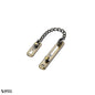 Elegant bronze green stainless steel chain lock for modern door security, shown on a clean white background