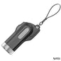 Black and silver car escape tool in elegant design shown close-up on white background, representing strength, precision, and timeless style.