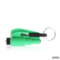 Neon green car escape tool in alternate exterior design shown close-up on white background, emitting vibrant and attention-grabbing energy.