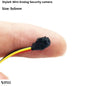 Compact mini camera lens style change no mic option, 5x5mm black surveillance camera
