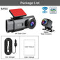 high-resolution night vision driving recorder with gps and rear camera support