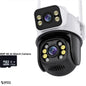 8MP surveillance camera with 128GB storage option, offering extended local memory for seamless video monitoring and playback.