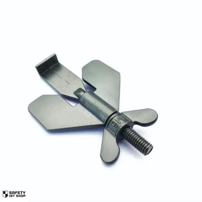 Matte black door lock shown on white background for product presentation