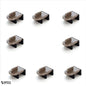 Single-piece brown window lock for child safety and fall prevention, displayed on a clean white background – ideal for secure home window use.