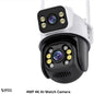 Smart home surveillance camera in 4MP resolution without SD card, ideal for users preferring external or cloud storage solutions