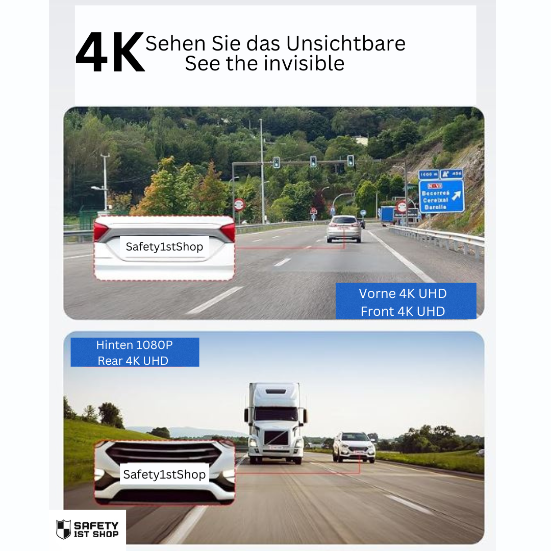 Dash Cam Überwachungskamera Ultra HD 4K