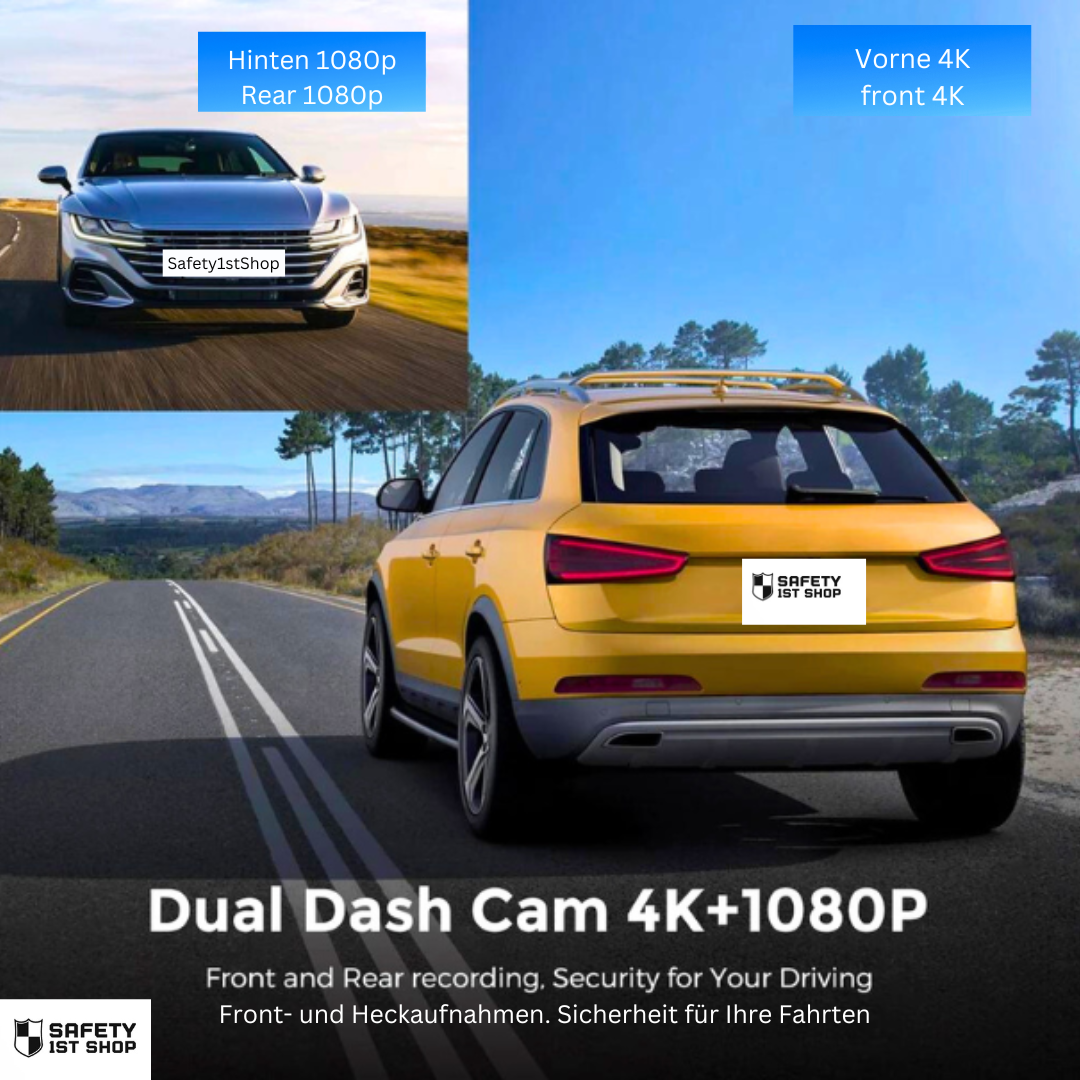 Dash Cam Camera Ultra HD 4K 