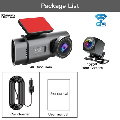 Dash Cam Camera Ultra HD 4K 