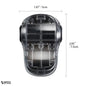 Translucent black child safety oven device with size display – subtle and stylish protection element for modern homes